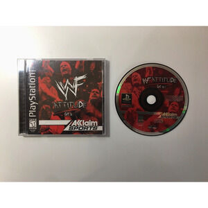 WWF Attitude For PS1 (Sony PlayStation 1, 1999) Wrestling - CIB Complete